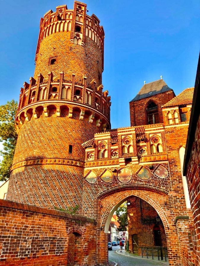 Lehmhaeuschen Mit Sauna Tangermünde Exteriör bild