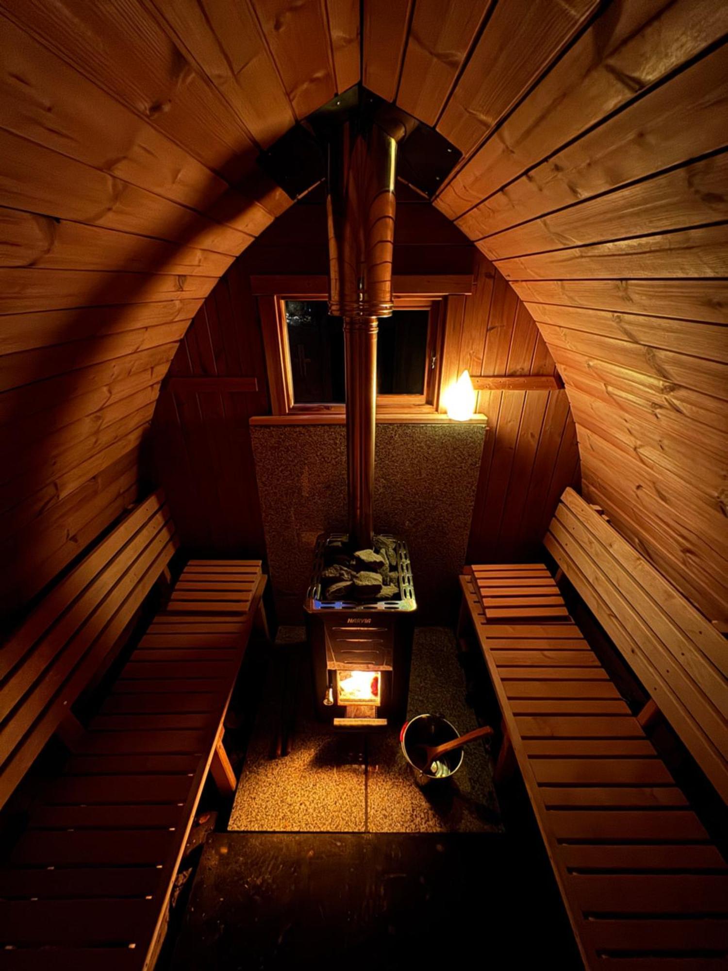 Lehmhaeuschen Mit Sauna Tangermünde Exteriör bild